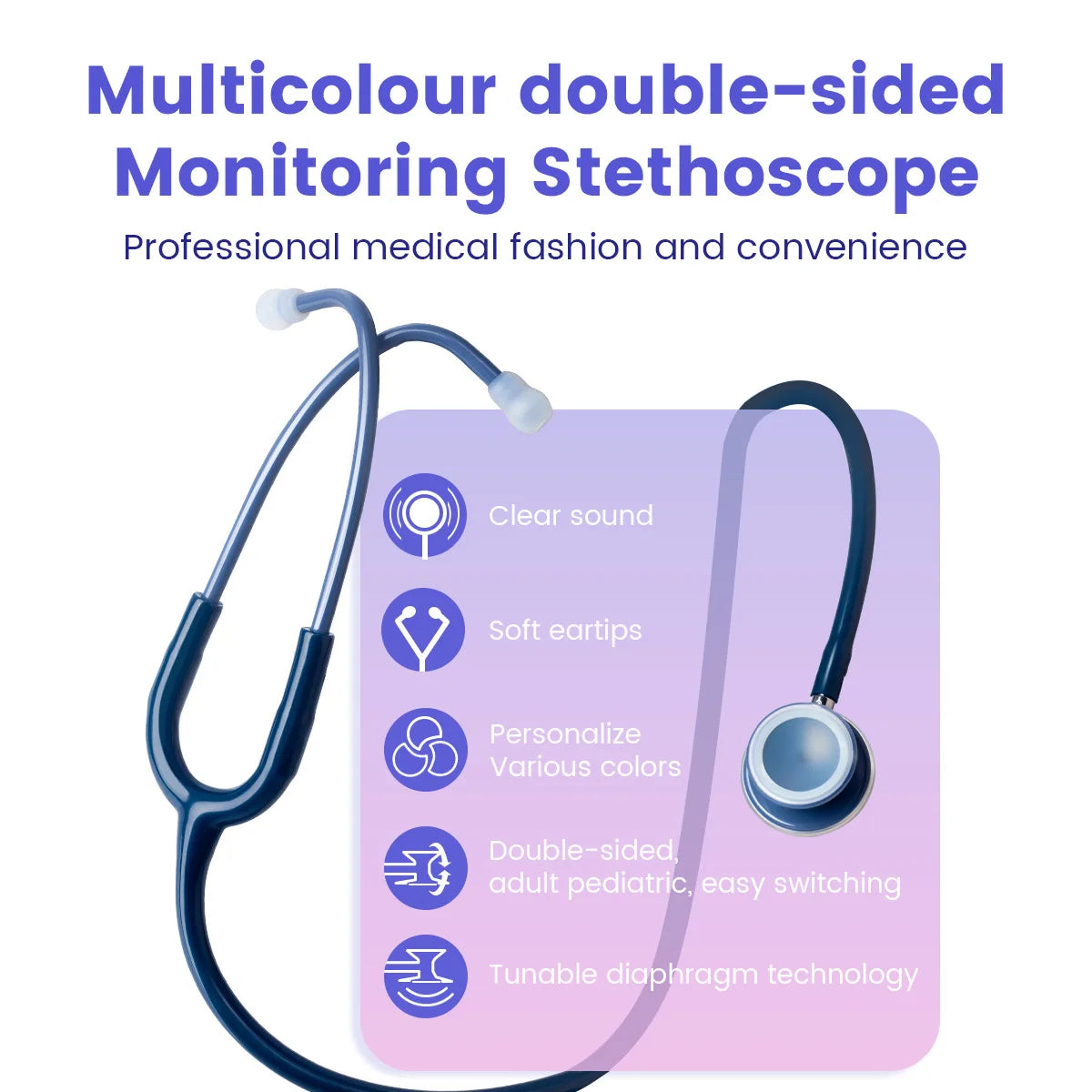 🩺 Professional Cardiology Stethoscope