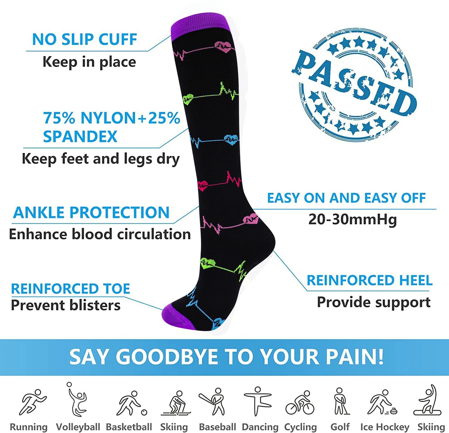 🧦 Compression Socks for Nurses