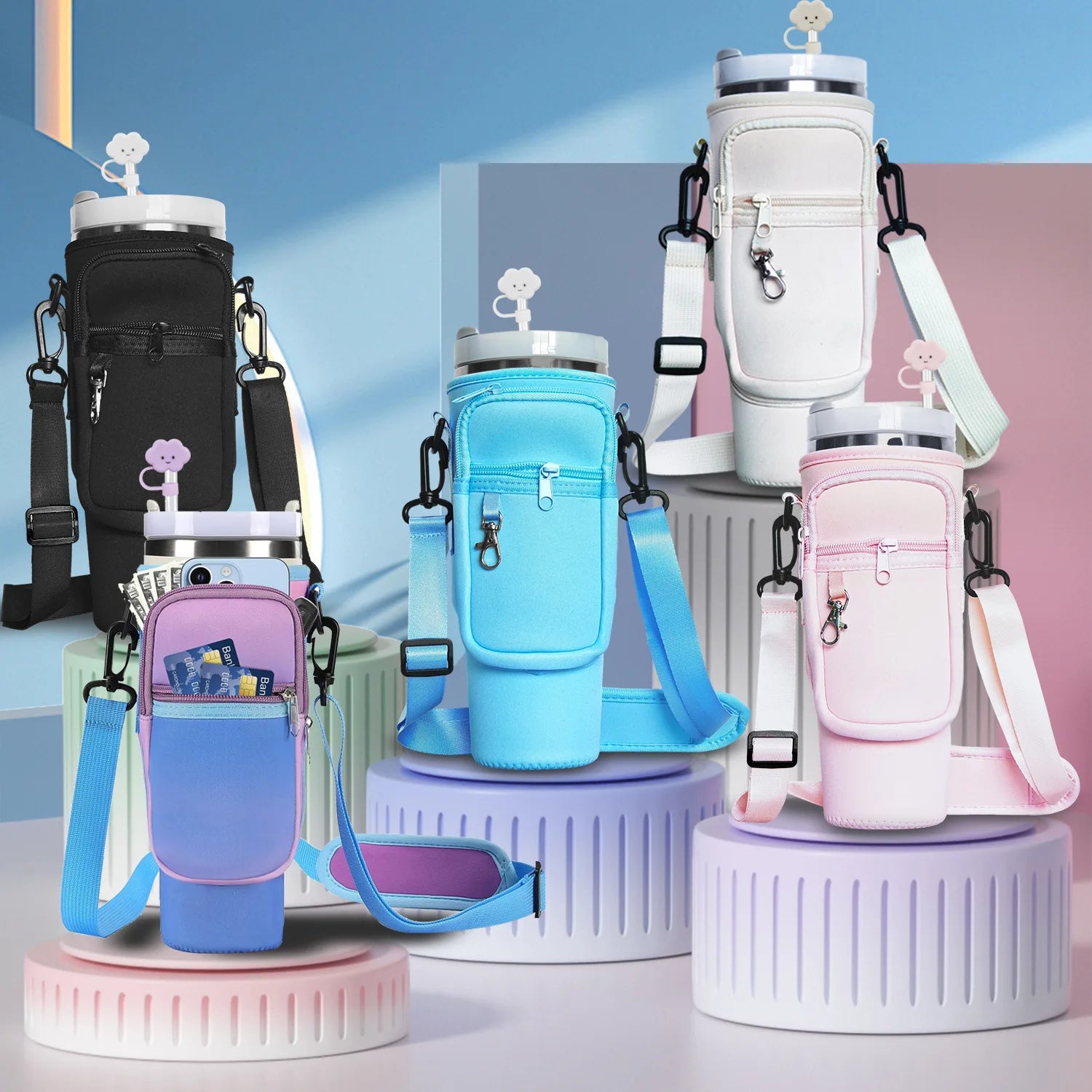 💧 Water Bottle Carrier Bag (40oz)