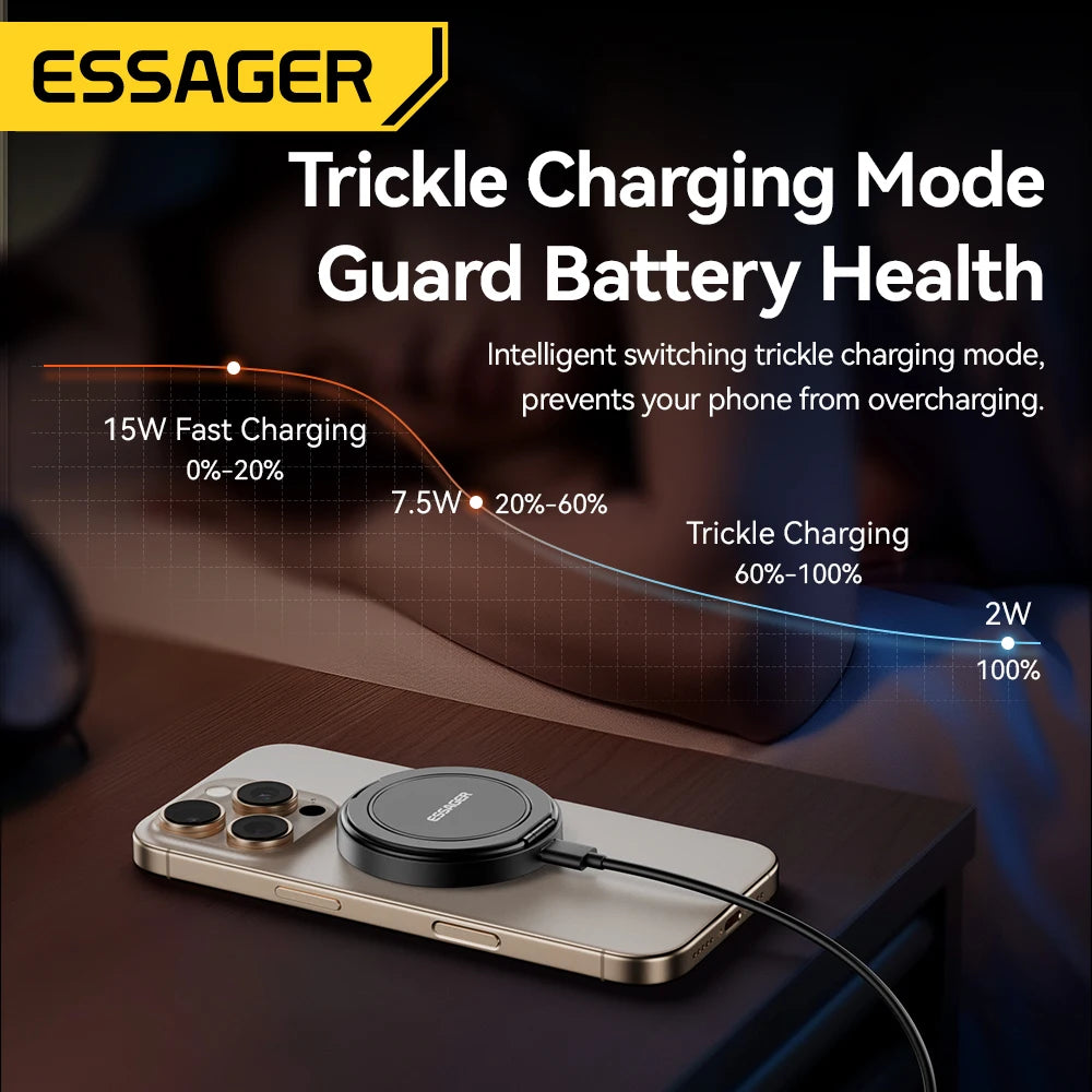 🔌 Magnetic Wireless Car Charger (15W Fast Charge)