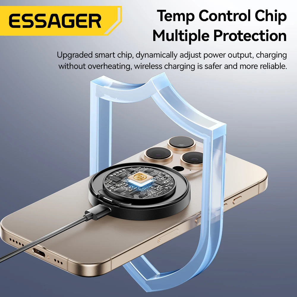 🔌 Magnetic Wireless Car Charger (15W Fast Charge)