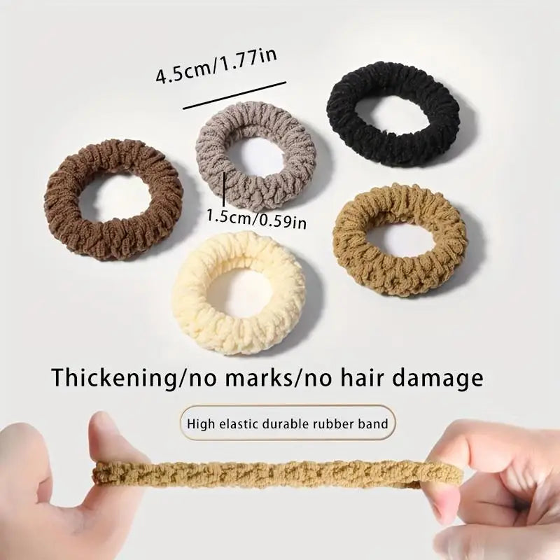 🧷 Seamless Hair Ties (High Elastic)