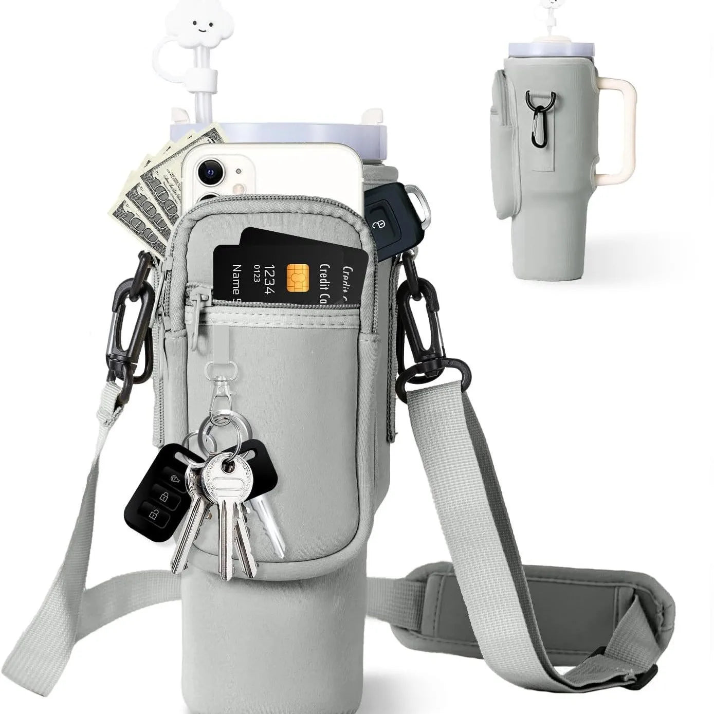 💧 Water Bottle Carrier Bag (40oz)