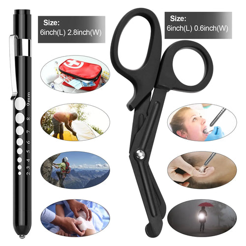 ✂️ Trauma Shears & LED Penlight Set