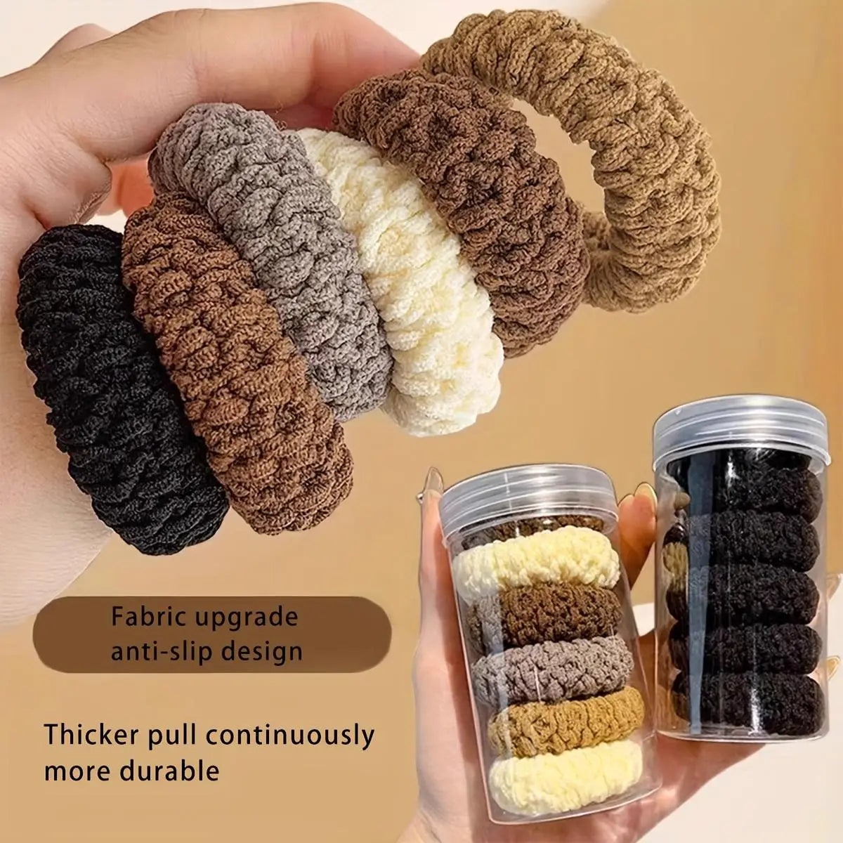 🧷 Seamless Hair Ties (High Elastic)
