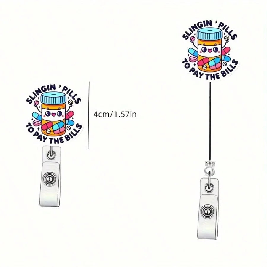 💖 Cute Medical Badge Reel (Acrylic)