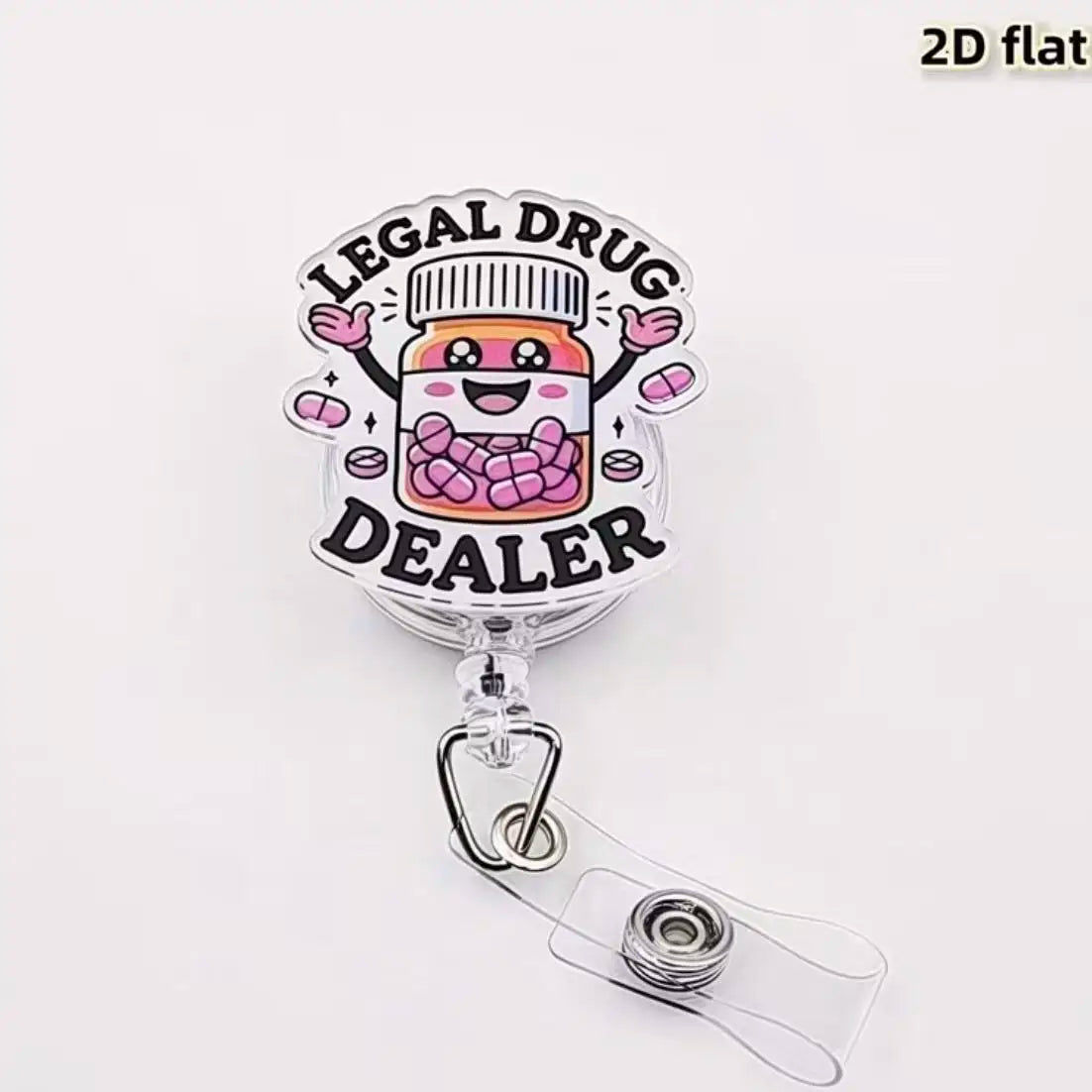 💖 Cute Medical Badge Reel (Acrylic)