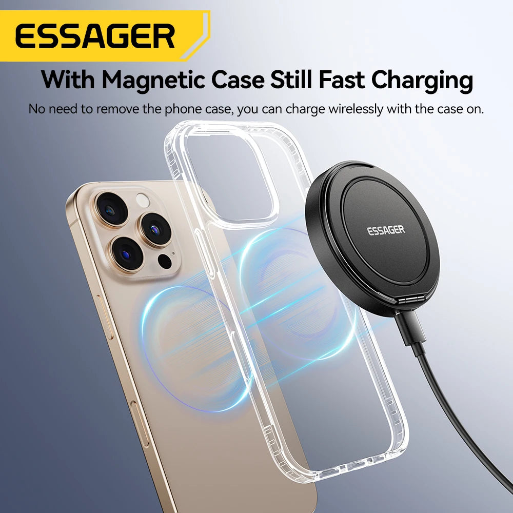 🔌 Magnetic Wireless Car Charger (15W Fast Charge)