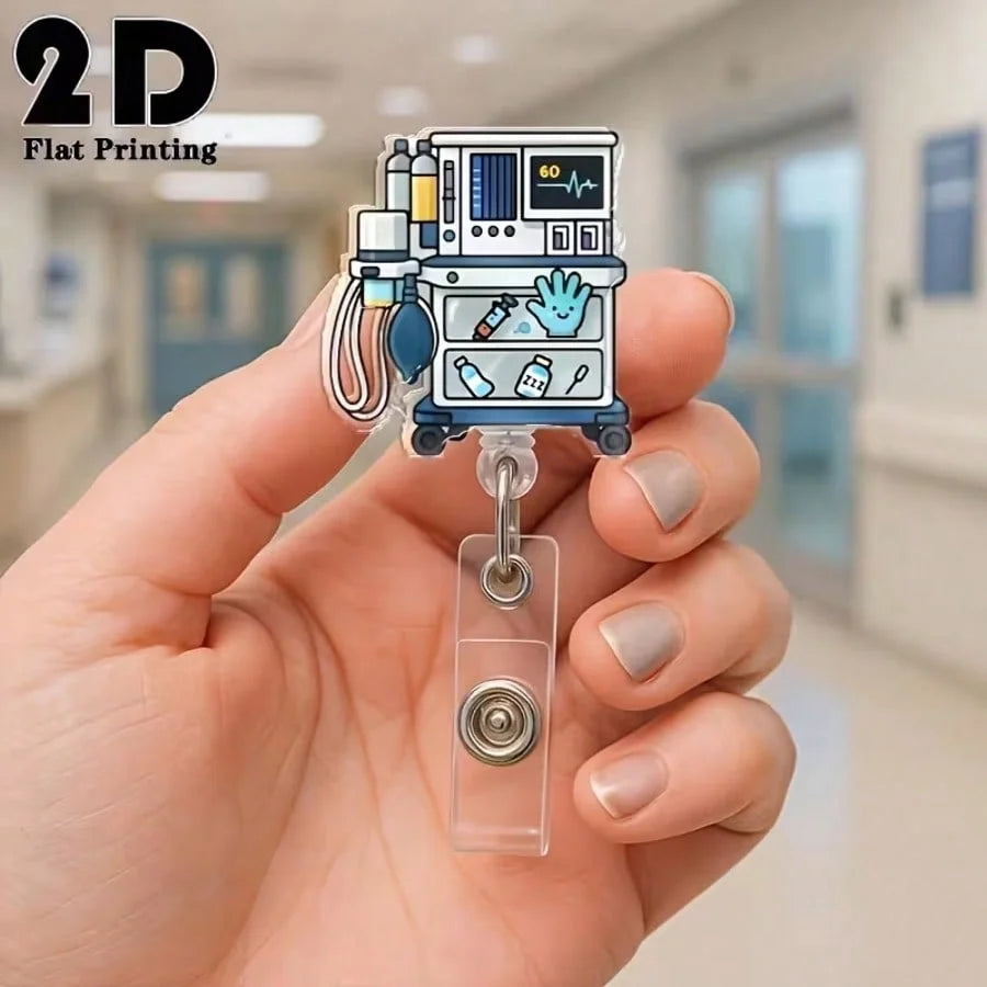 💖 Cute Medical Badge Reel (Acrylic)