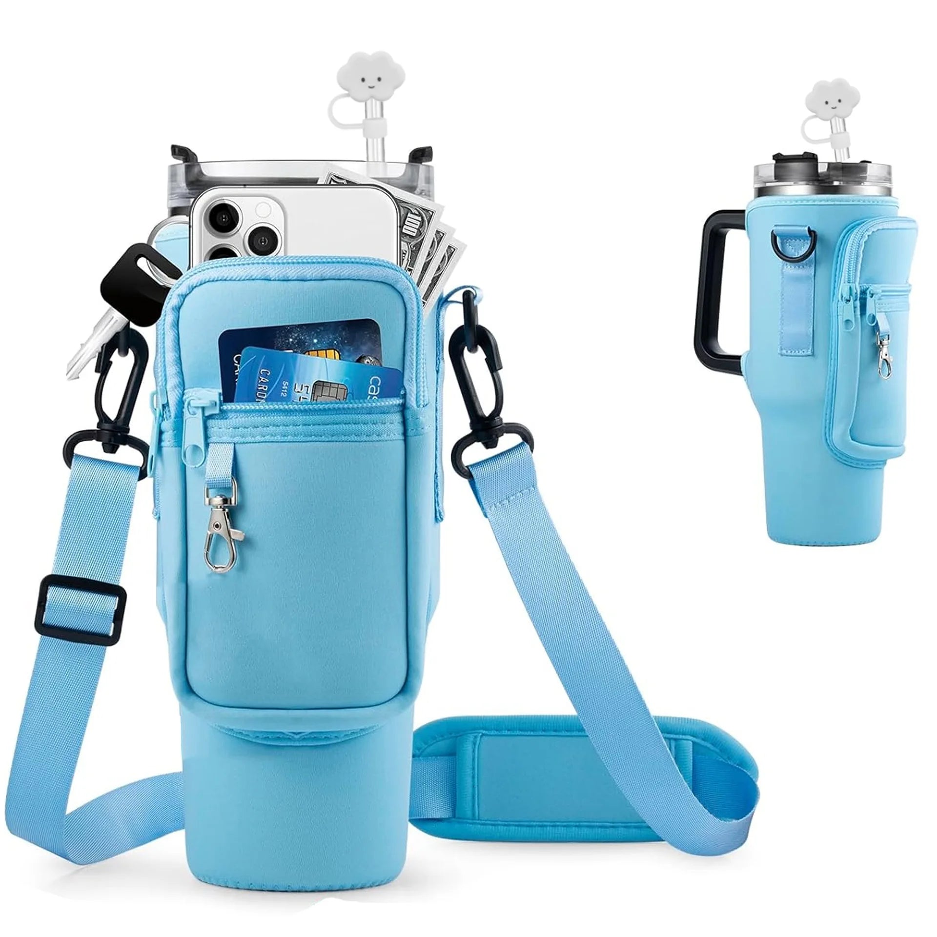 💧 Water Bottle Carrier Bag (40oz)